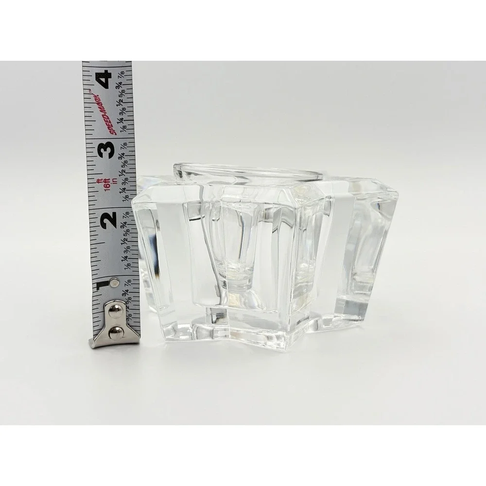 PartyLite Starbright Crystal Candle Holder Votive Tealight Star USA Vintage